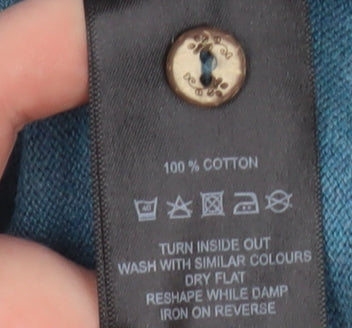Womens UK Size 12 Beacon Cove Blue Pullover Jumper