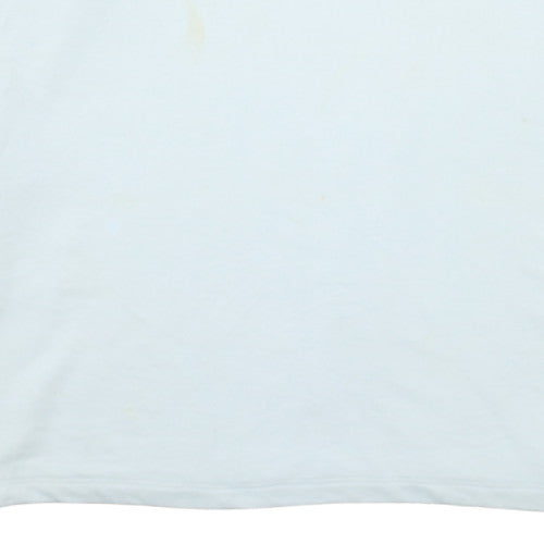 Mens UK Size S adidas White Pullover Hoodie