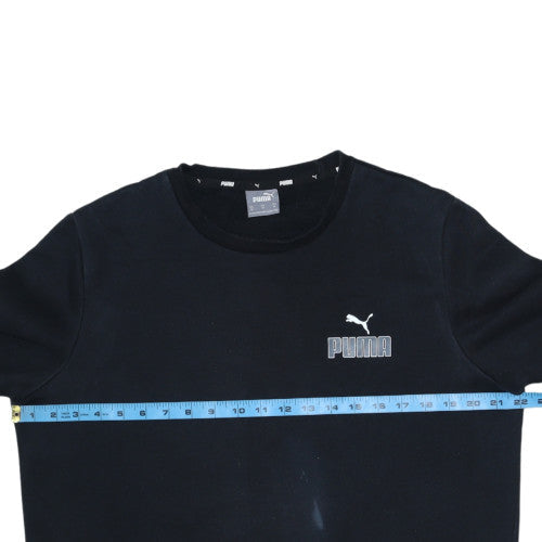 Mens UK Size M PUMA Black Pullover Sweatshirt