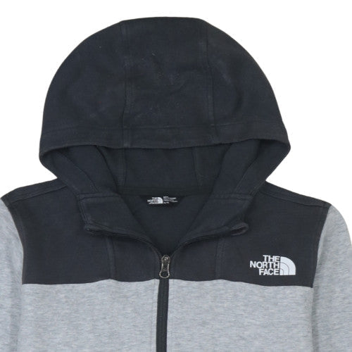 Additional view of The North Face boys’ grey xl pullover fleece hoodie with 1/4 zip
