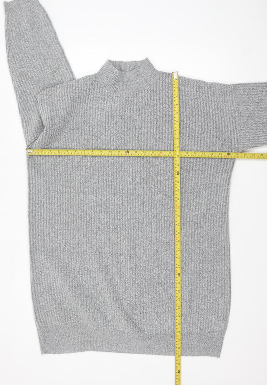 Womens UK Size 12 F&F Grey Pullover Jumper