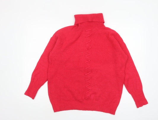 Womens UK Size S Wallis Red Pullover Jumper