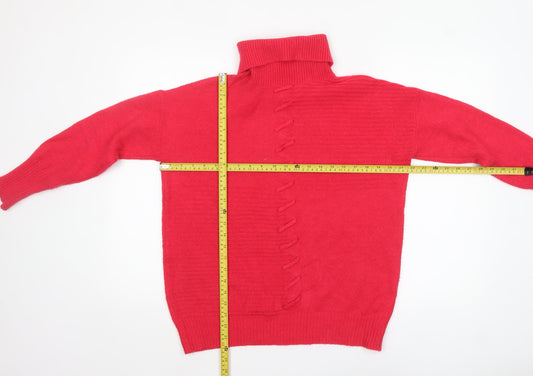 Womens UK Size S Wallis Red Pullover Jumper