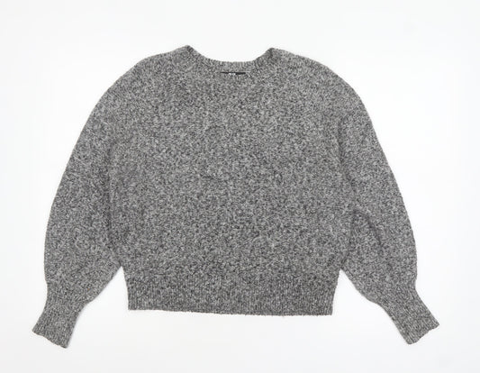 Womens UK Size S Uniqlo Grey Pullover Jumper