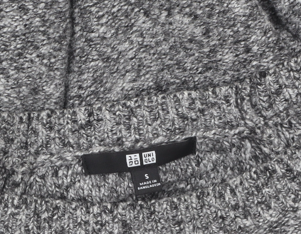 Womens UK Size S Uniqlo Grey Pullover Jumper