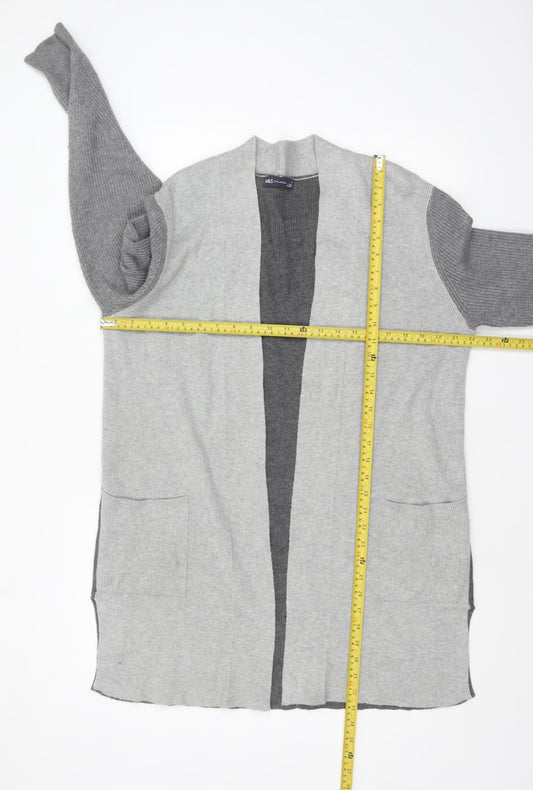 Womens UK Size 14 Marks and Spencer Grey Cardigan Jumper