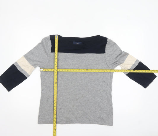 Womens UK Size 14 NEXT Grey Pullover Jumper