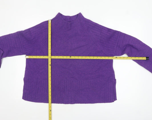 Womens UK Size M Whistles Purple Pullover Jumper
