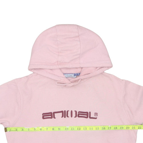Womens UK Size 6 Animal Pink Pullover Hoodie