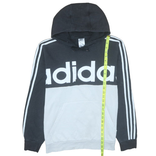 Mens UK Size L adidas Black Pullover Hoodie