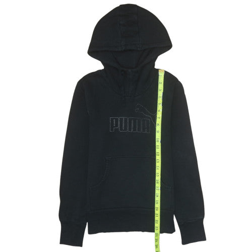 Womens UK Size 10 PUMA Black Pullover Hoodie