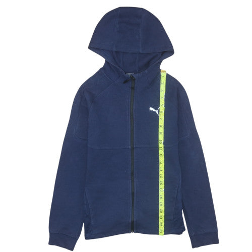 Boys UK Size 13-14 Years PUMA Blue Full Zip Hoodie