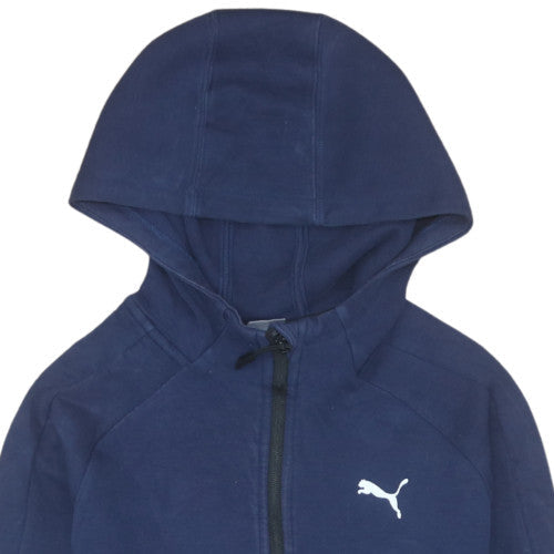 Boys UK Size 13-14 Years PUMA Blue Full Zip Hoodie