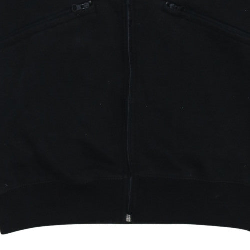 Mens UK Size M The North Face Black Full Zip Hoodie