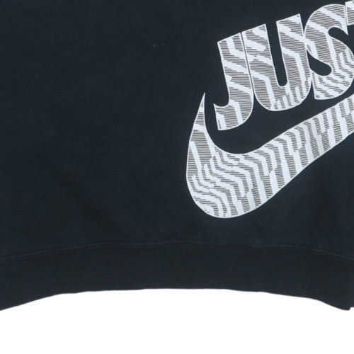 Mens UK Size M Nike Black Pullover Sweatshirt