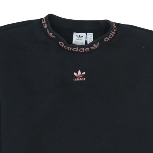 Womens UK Size 4 adidas Black Pullover Sweatshirt