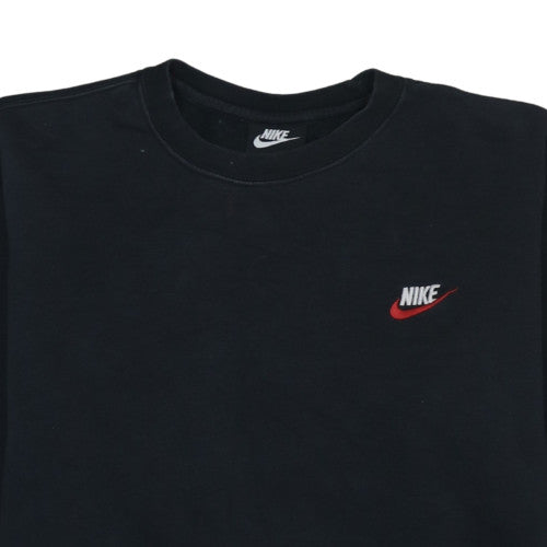 Mens UK Size M Nike Black Pullover Sweatshirt