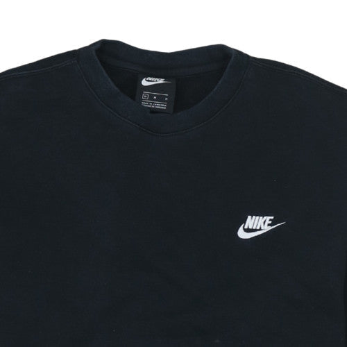 Mens UK Size M Nike Black Pullover Sweatshirt
