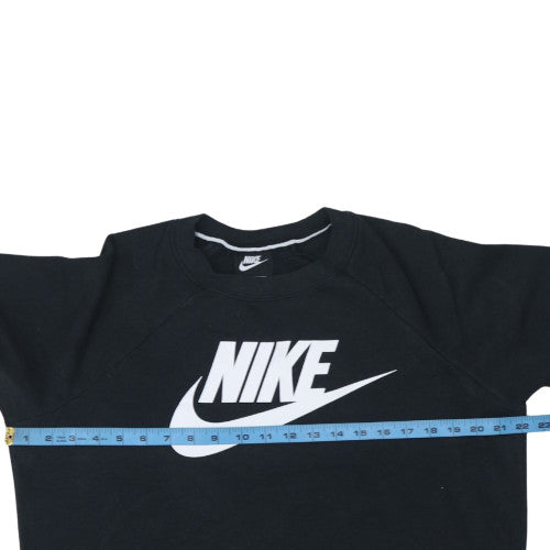 Womens UK Size M Nike Black Pullover Sweatshirt