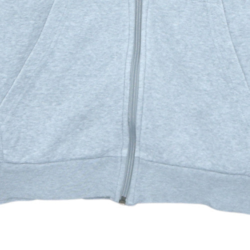 Additional view of Adidas boys’ grey full zip hoodie 13-14 years l logo sportswear