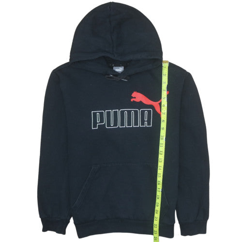 Mens UK Size S PUMA Black Pullover Hoodie