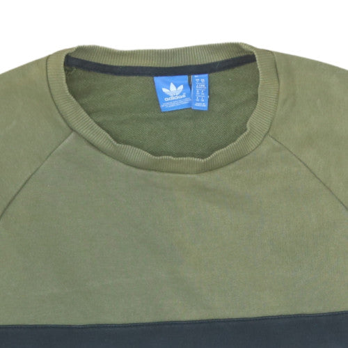 Womens UK Size 6 adidas Green Pullover Sweatshirt