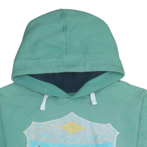 Womens UK Size 16 Levi's Green Pullover Hoodie