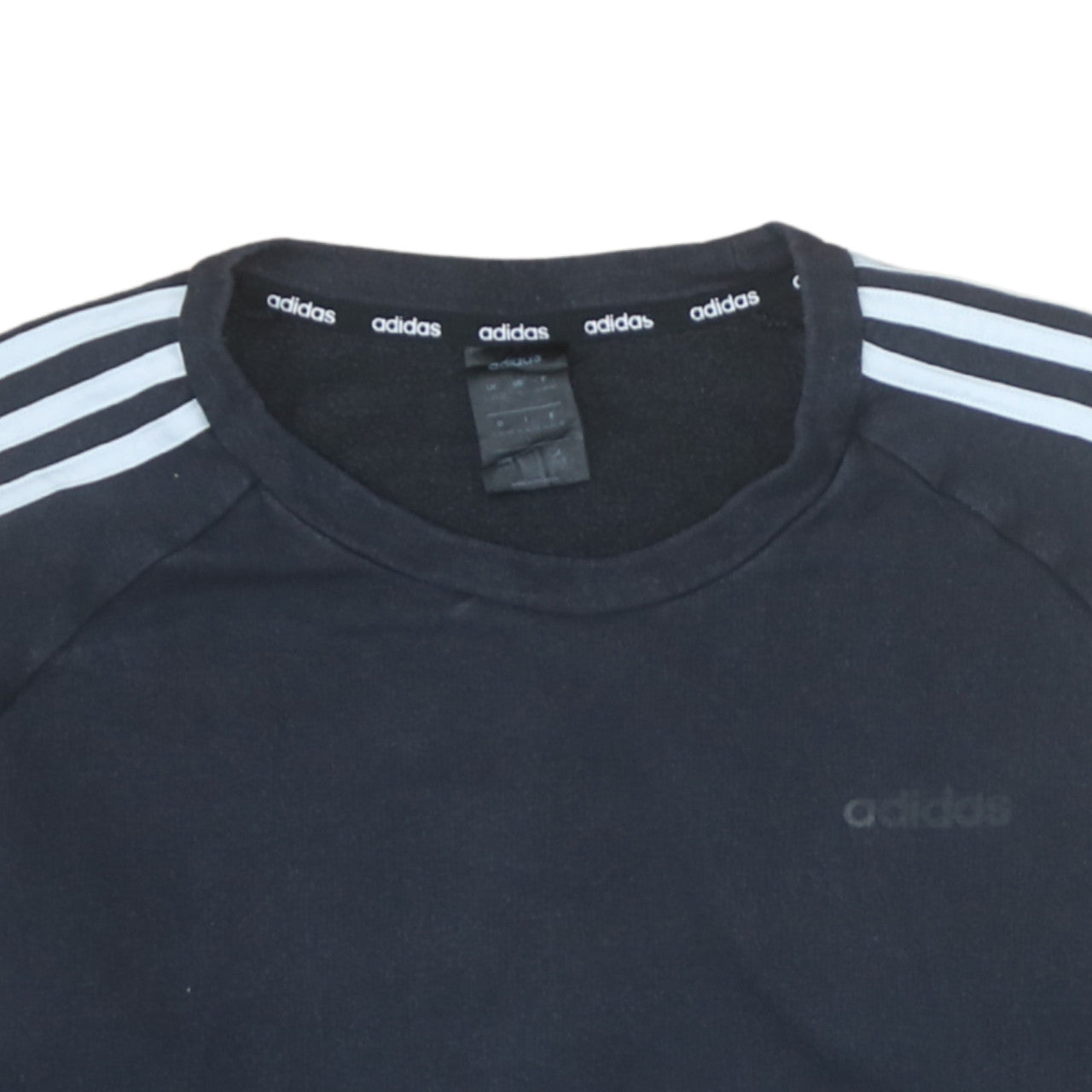 Womens UK Size 14 adidas Black Pullover Sweatshirt
