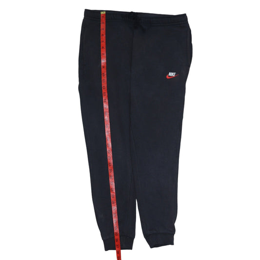 Nike Men's Black Jogger Sweatpants M Regular Fit Fleece Active Trousers