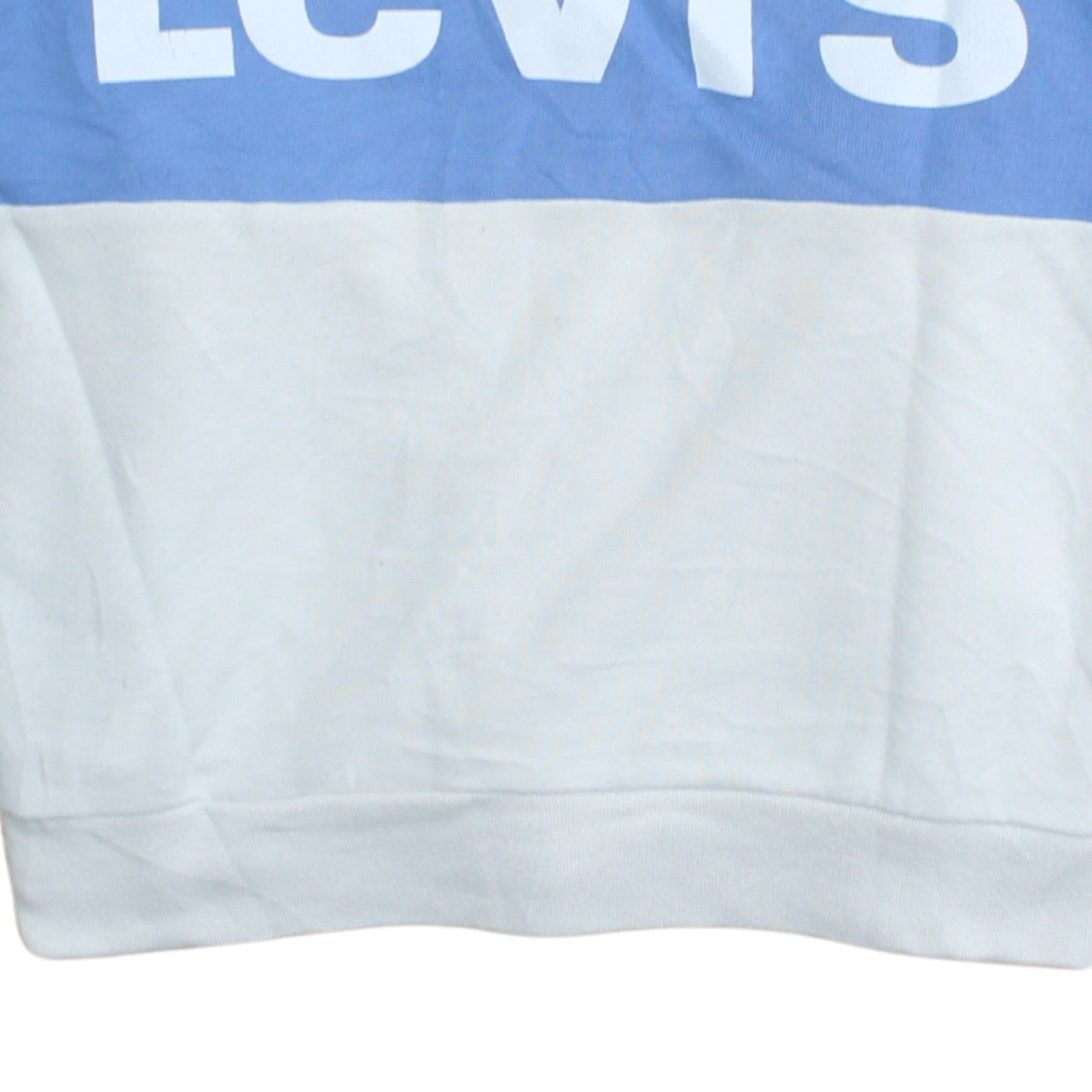 Womens UK Size S Levi's White Pullover Sweatshirt