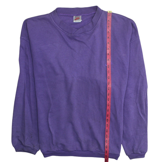Womens UK Size XL Nike Purple Pullover Sweatshirt