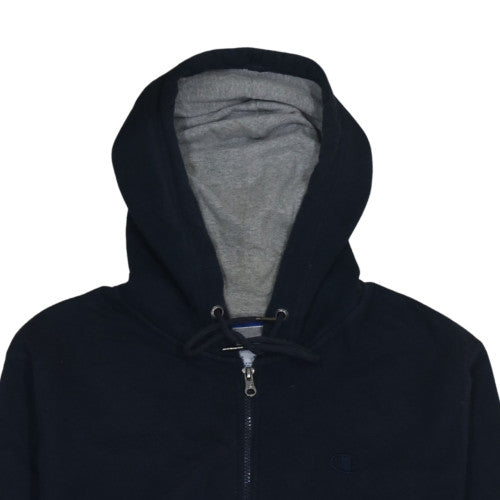 Mens UK Size M Champion Black Full Zip Hoodie