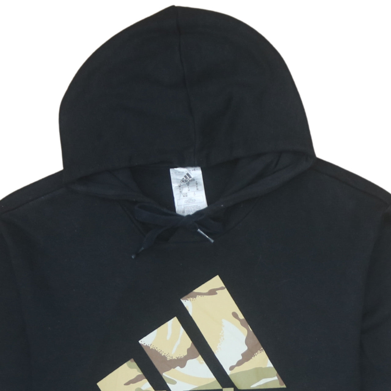 Mens UK Size M adidas Black Pullover Hoodie