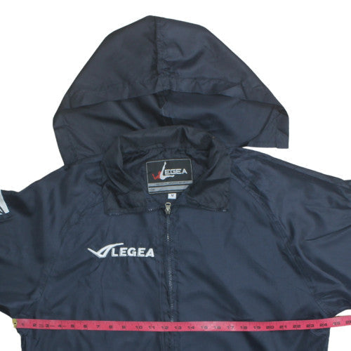 Mens UK Size M Legea Blue Windbreaker Coat