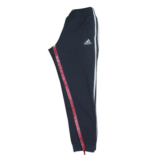 Mens UK Size M adidas Regular Fit Track Pants Black Trousers