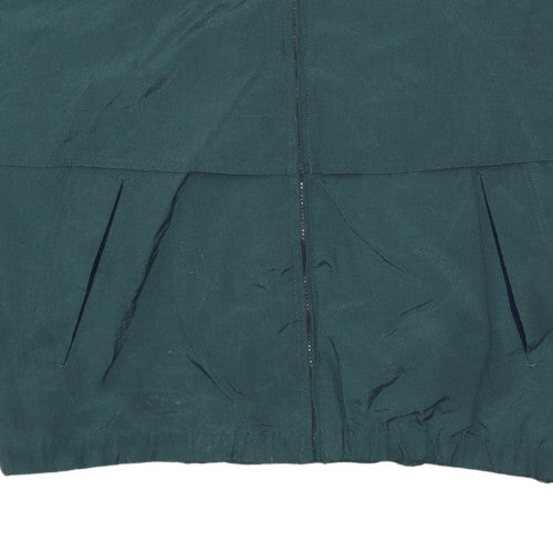 Mens UK Size L DOCKERS Green Full Zip Sweatshirt