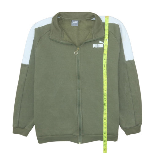 Mens UK Size L PUMA Green Gym & Training Running & Jogging Football Jacket