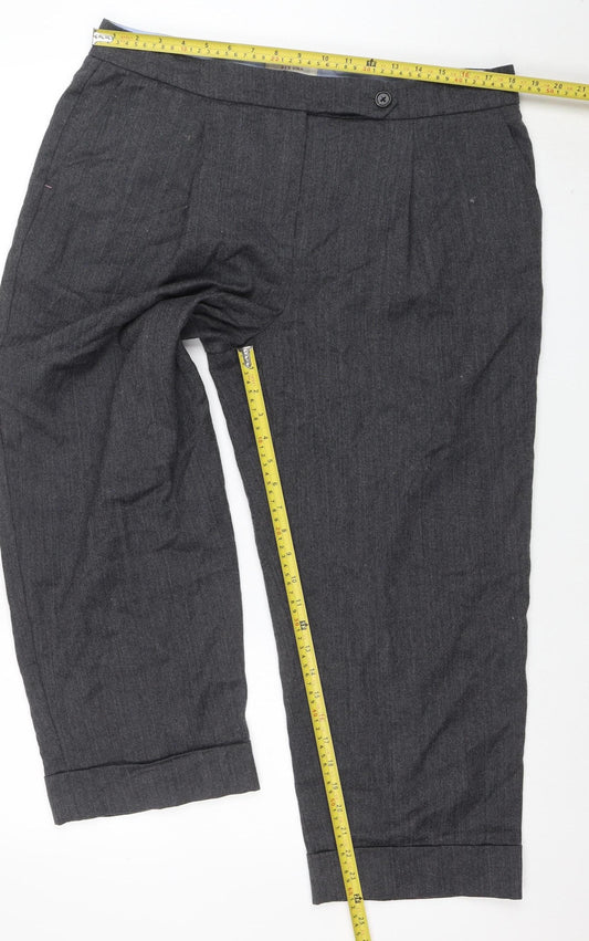 Womens UK Size 18 Marks and Spencer Regular Fit Business Casual Workwear Grey Tr