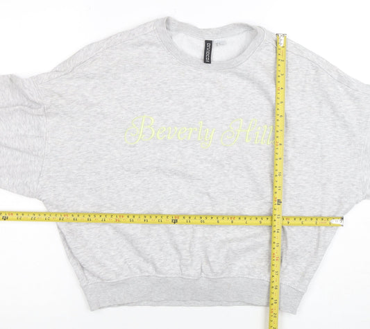 Womens UK Size XS H&M Grey Pullover Sweatshirt