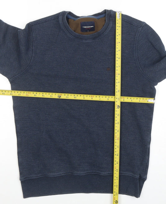 Mens UK Size S Tecdor Blue Pullover Sweatshirt