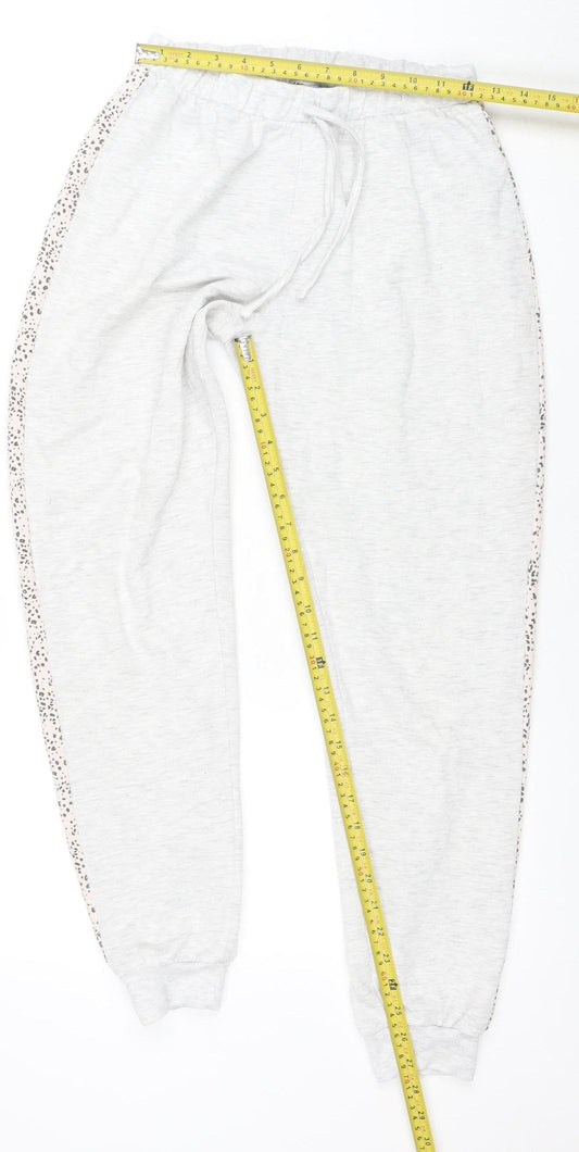 Womens UK Size 10 New Look Regular Fit Jogger Beige Trousers