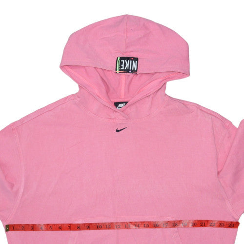 Womens UK Size S Nike Pink Pullover Hoodie