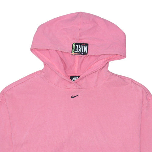 Womens UK Size S Nike Pink Pullover Hoodie