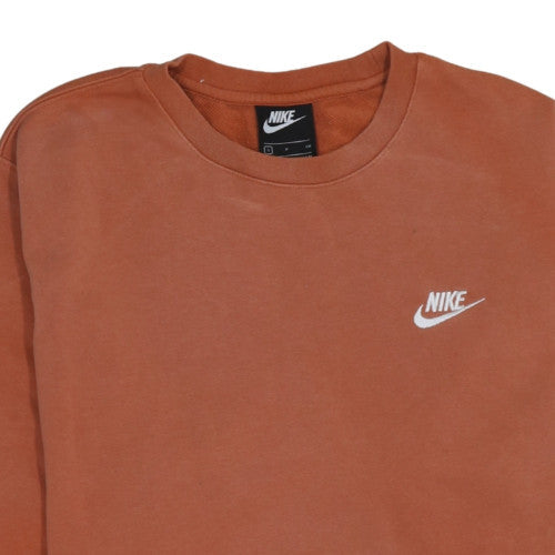 Mens UK Size S Nike Brown Pullover Sweatshirt