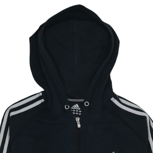 Mens UK Size M adidas Black Full Zip Hoodie