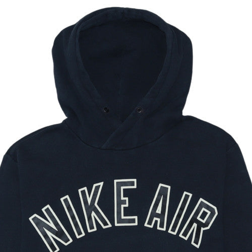 Mens UK Size L Nike Blue Pullover Hoodie