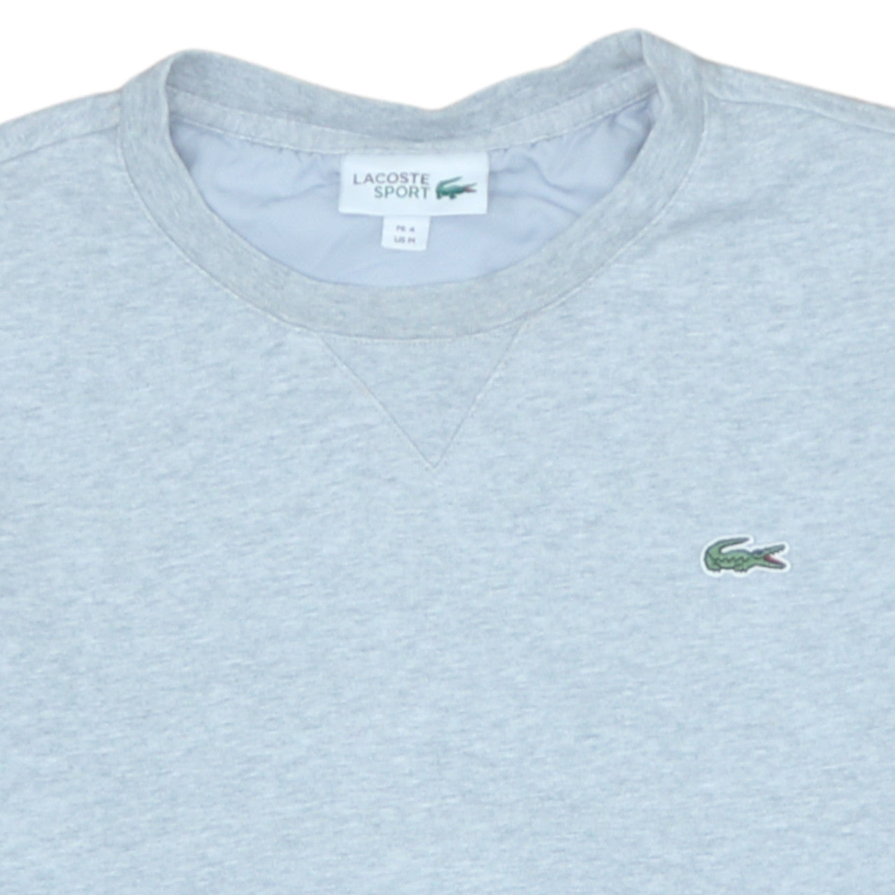 Mens UK Size M Lacoste Grey Pullover Sweatshirt