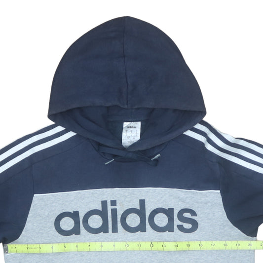 Mens UK Size S adidas Grey Pullover Hoodie
