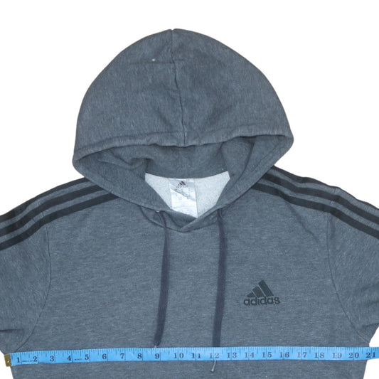 Mens UK Size S adidas Grey Pullover Hoodie