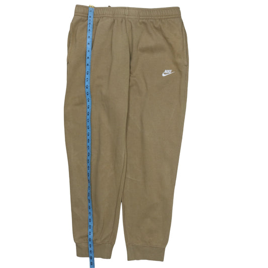 Mens UK Size L Nike Regular Fit Sweatpants Brown Trousers